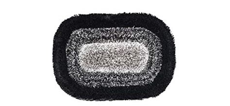 Buy Carpet Hub Polyster Anti Skid Water Obsorbing Oval Shape 3D Rug ...