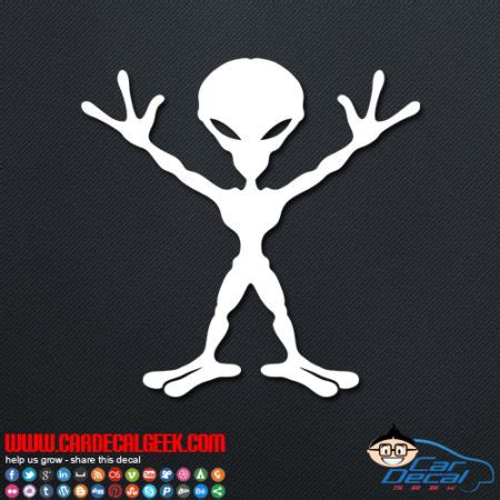 Alien Car Window Decals 的图像结果