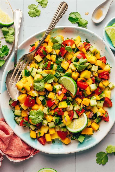 Easy Mango Cucumber Salad - Minimalist Baker Recipes - Ulkse