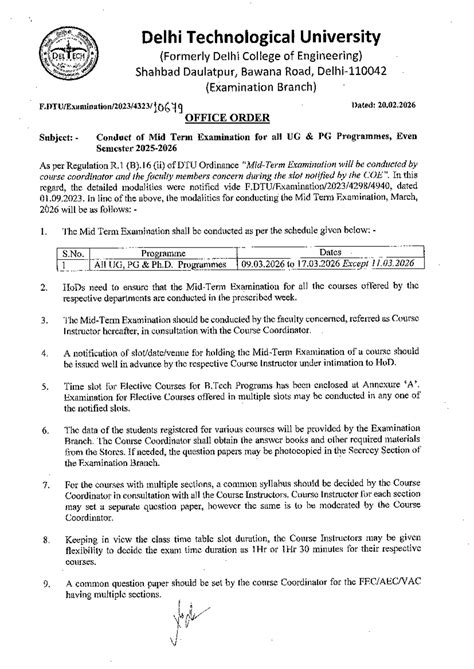 E26 Mid Term Examination Guidelines for March 2026 - Studocu
