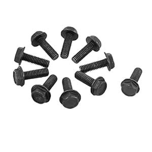 BIG BOOM® 10 Pcs Black Metallic 6mm Dia Reverse Thread Screws for ...