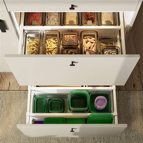 PRUTA food container with lid, lilac, 70 ml (2 oz) - IKEA