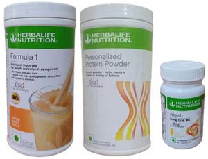 HERBALIFE Formula 1 Nutritional Shake Mix - orange +protein powder 400 ...