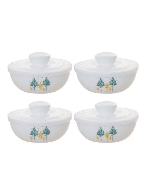 Cello Opalware Royale Mixing Bowl with Lid (Set of 4pcs) – GOOD HOMES