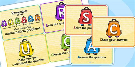 RUCSAC Prompt Cards (teacher made) - Twinkl