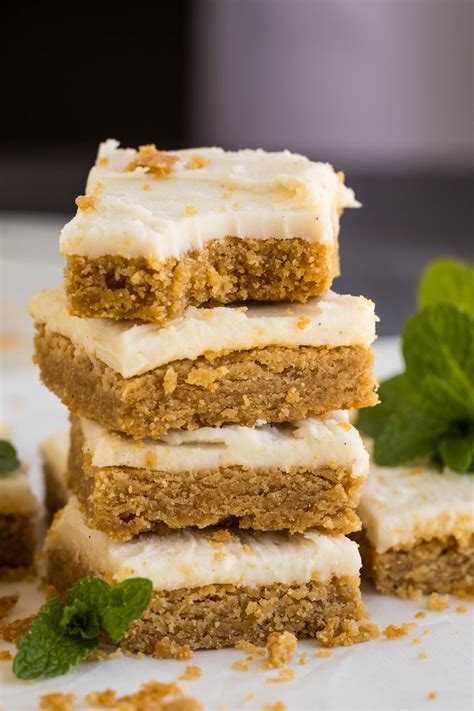Peanut Butter Graham Cracker Blondies