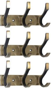 HiyaaV Set Of 3 Alluminium 3 Pin Hook For Door Bathroom Wall Hook For ...