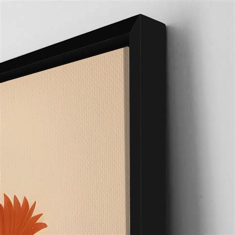 Elevate Ambiance with Floral Abstract Canvas Painting Framed – Paper ...