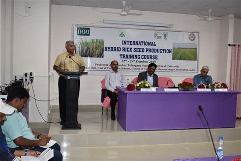 International Hybrid Rice Seed Production Training Course 22-24th ...