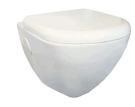 PARRYWARE GARNIK Rimless Ceramic Wall Mount/Wall Hung Water Closet ...