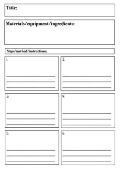 Image result for Procedure Writing Template
