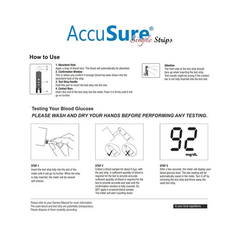 Accusure Simple Test Strips (25 Strips) - Cureka - Online Health Care ...
