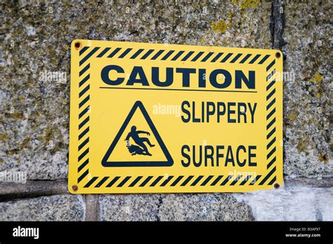 Image result for Slippery Surface Sign