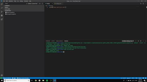 Python Error 2 No Such File or Directory While Running in vs Code 的图像结果