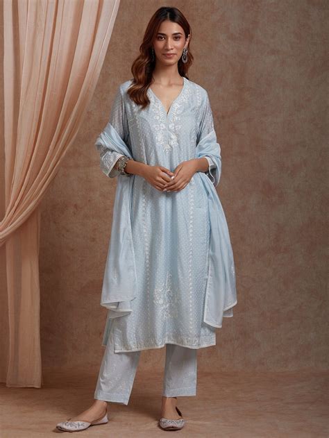 Yellow Aari Embroidered Chanderi Dupatta