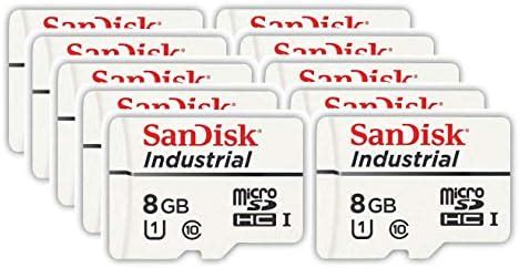 SanDisk Industrial 8GB Micro SD Memory Card Class 10 UHS-I MicroSDHC ...