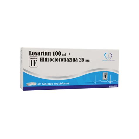 LOSARTAN 100 mg + HIDROCLOROTIAZIDA 25 mg IF – Ibero Fármacos