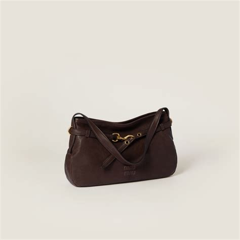 Briarwood Aventure Nappa Leather Bag | Miu Miu