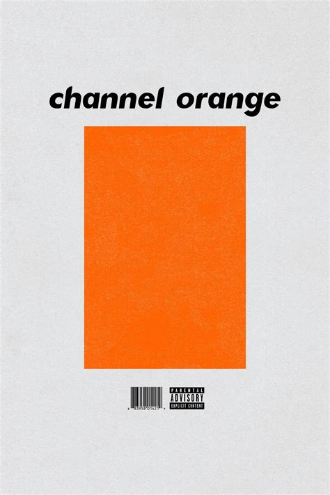 Frank Ocean Channel Orange Album Cover Пластинка Frank Ocean