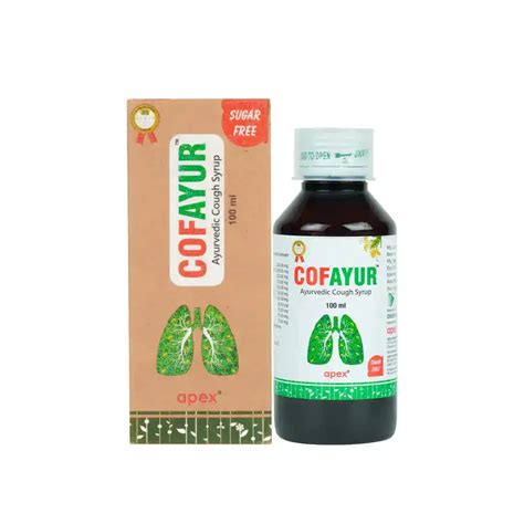 Buy Apex Cofayur Cough Syrup (100ml) online at best price in India ...
