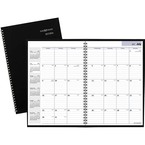 At A Glance Monthly Calendar - Preschool Calendar Printable