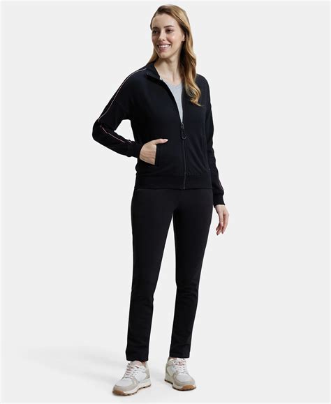 Buy Super Combed Cotton French Terry Drop Shoulder Styled Jacket with ...