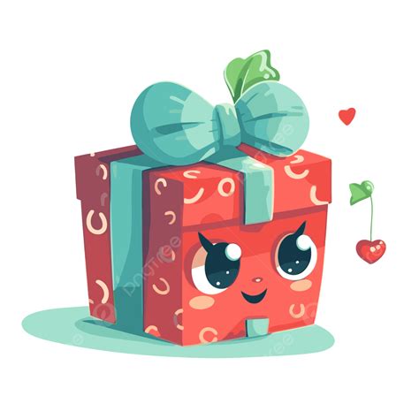 Cute Christmas Present Clipart