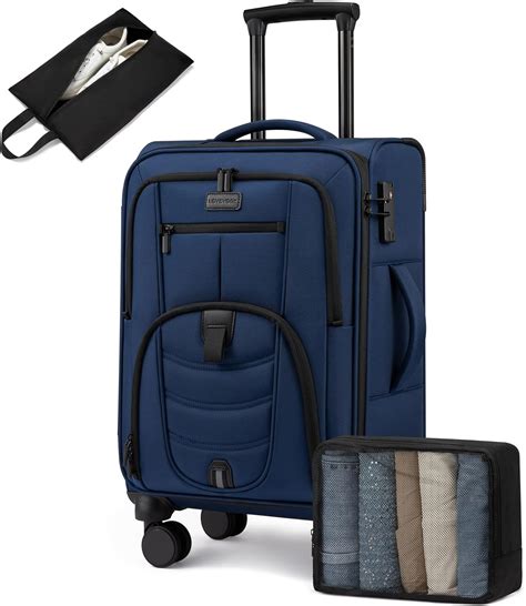 Amazon.com | Carry On Luggage 22x14x9 Airline Approved, 22-Inch ...
