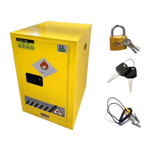 Buy VoTwoofv Flammable Cabinet 18" x 18" x 35",Galvanized Steel ...