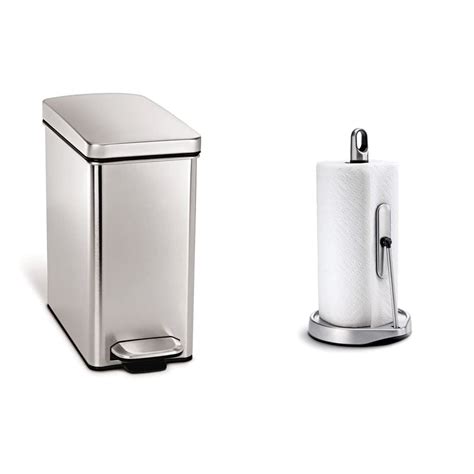 Buy simplehuman 10 Liter / 2.6 Gallon Bathroom Slim Profile T Can ...