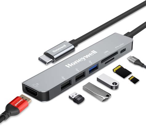 Portronics Mport 13C Thunderbolt 3.0 USB C Hub (13-in-1), Type C ...