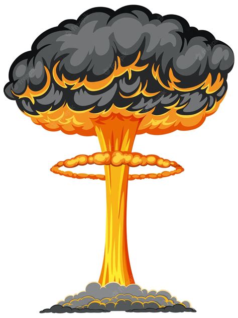 Nuclear Explosion Illustration - Free Vector Clipart #3281208 | Clipart Library