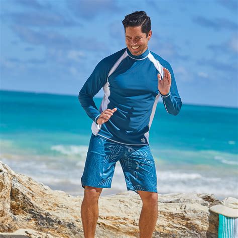 Men's Long Sleeve Beach Shirt & Swim Shirt | UV Skinz®