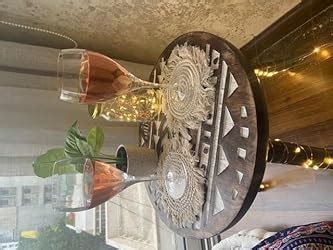 Macrame Coasters Boho Coaster Circle Coaster with Frills Housewarming ...