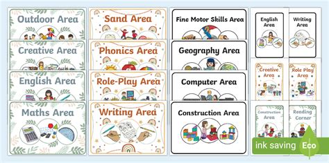 KS1 Continuous Provision Signs Pack (Super Eco) - Twinkl