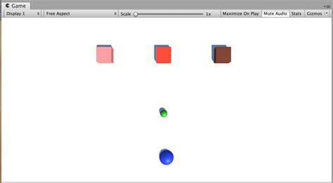 Collision Tutorial Unity 的图像结果