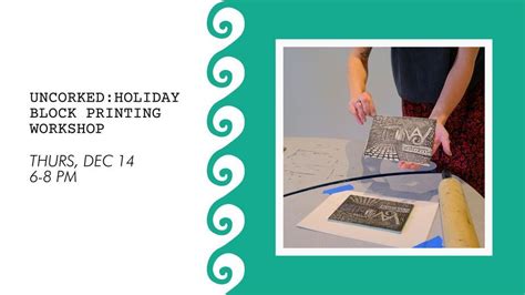 Uncorked: Holiday Block Printing Workshop, Walter Anderson Museum of ...