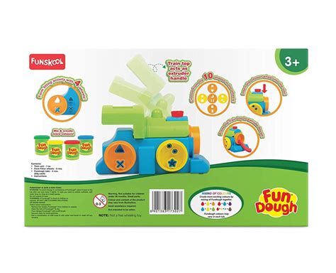 Buy Funskool FunDough Wheel-O-Train - Cutting and Mouding Playset for ...