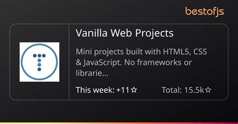 Image result for Vanilla JavaScript Projects Advanced
