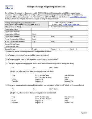 MDHHS - School Immunization Data - State of Michigan Doc Template ...
