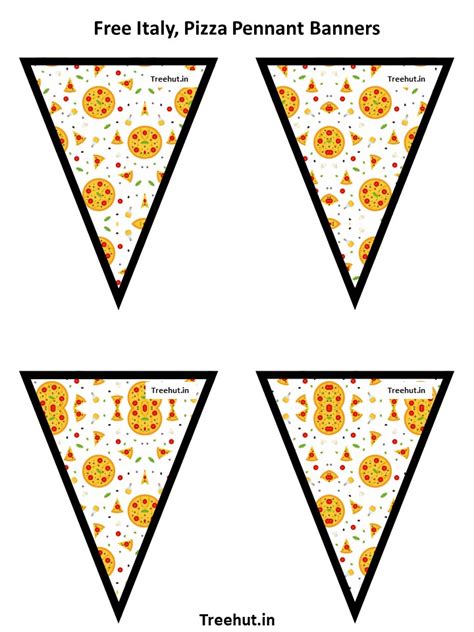 Free Italy, Pizza Bulletin Board Decorations and Craft Printables #280