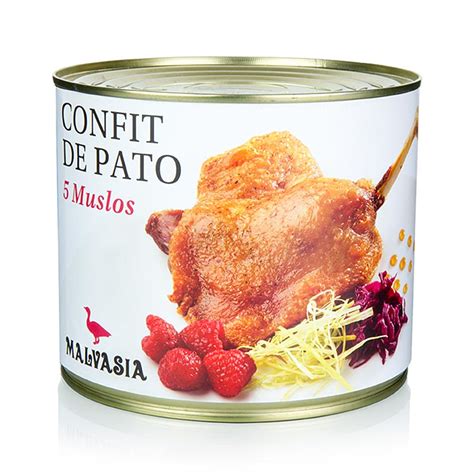 Duck Legs Confit, 5 Clubs, Malvasia, 1.9 kg, can | GOURMET VERSAND ...