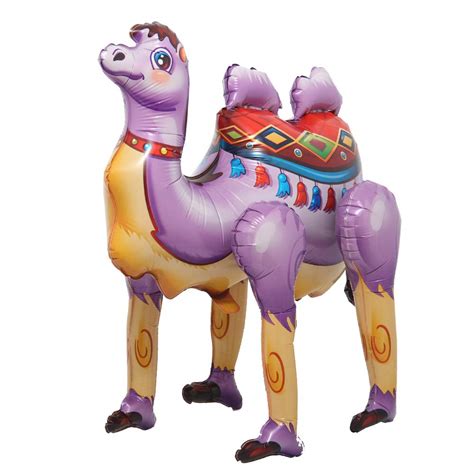 Self Stand Cute Cartoon Giant Rabbit Fox Camel Animal Foil Balloon ...