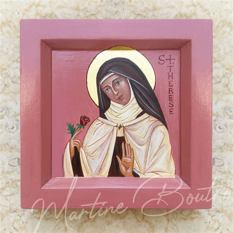 Saint Therese De Lisieux Icon | Martine Icons