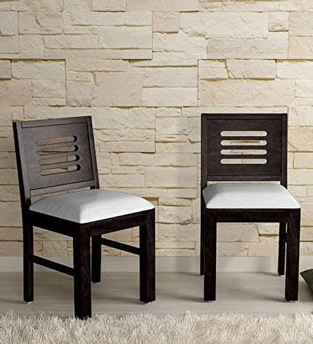 DEMIWALL Solid Sheesham Wood Dining Chair Only Set of 6 | Wooden Two ...