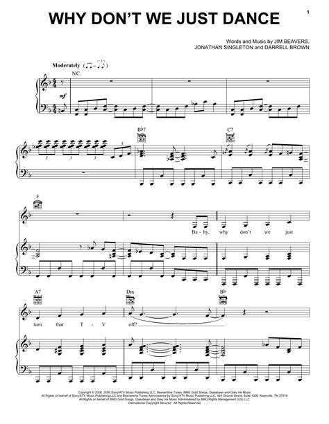 Why Don't We Just Dance by Josh Turner Sheet Music for Piano, Vocal ...