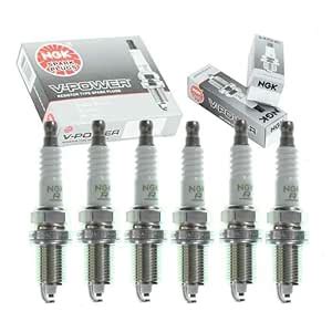 6 pc NGK V-Power Spark Plugs compatible with Dodge Dakota 3.7L V6 2004 ...