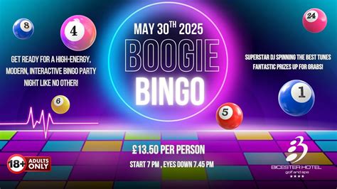 Boogie Bingo - May 2025 @ Bicester Hotel , Bicester Hotel Golf and Spa ...
