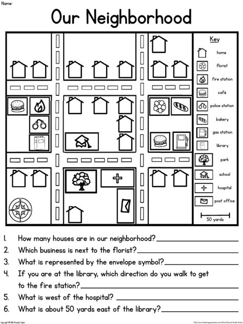 Map Worksheet 2 | PDF