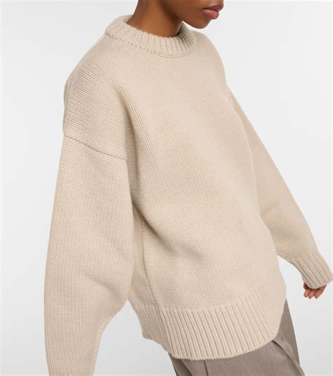 Ophelia wool and cashmere sweater in beige - The Row | Mytheresa